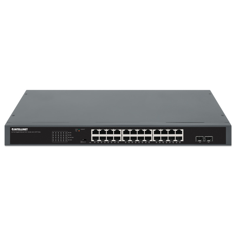 POE SWITCH ,INTELLINET,561907,GB 24 PTOS 19 30W/PTO, 370W + 2 SFP image 5