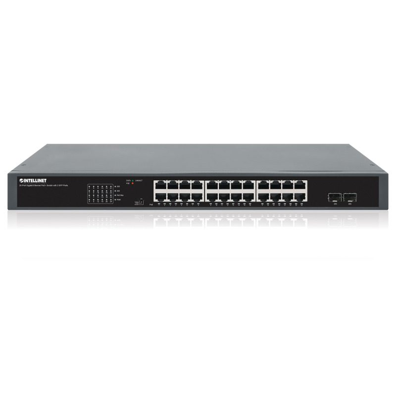 POE SWITCH ,INTELLINET,561907,GB 24 PTOS 19 30W/PTO, 370W + 2 SFP image 7