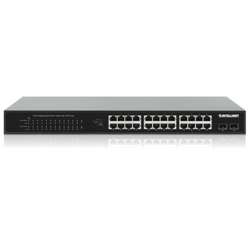 Intellinet - 561891 Switch PoE+ de 24 puertos Gigabit con 2 puertos SFP image 7