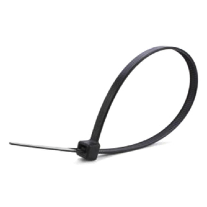 Corbata o Cincho de Nylon Color Negro 48 x 450mm 100 piezas