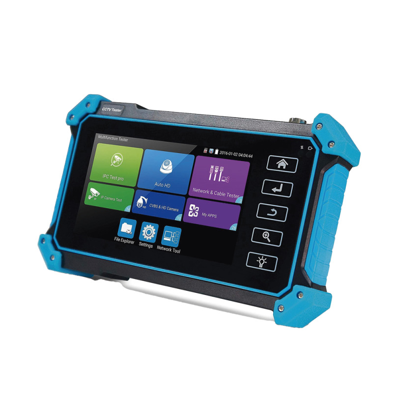 Probador de Vídeo / Prueba de cámara analógica / Prueba de cámara IP/ Soporta ONVIF 4K H264 y H265 / TVI de 8 MP CVI de 8 MP AHD de 8 MP / Entrada VGA soporta 1920x1200P 60FPS / Entrada HDMI soporta 4K 30FPS