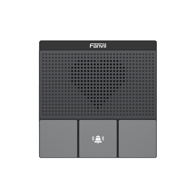 Mini Intercomunicador WiFi para hotelería hospitales con diseño elegante PoE 3 botones 1 relevador integrado de salida y entrada