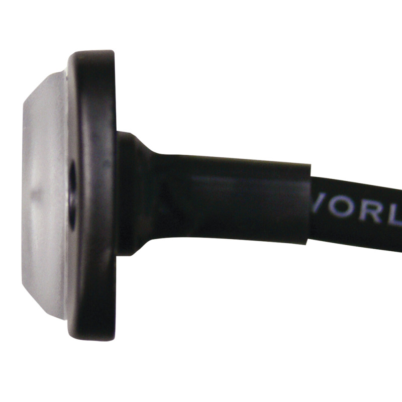 Luz Auxiliar de 12 LED Rojo/Azul SAE Bisel Negro Lente Transparente image 6