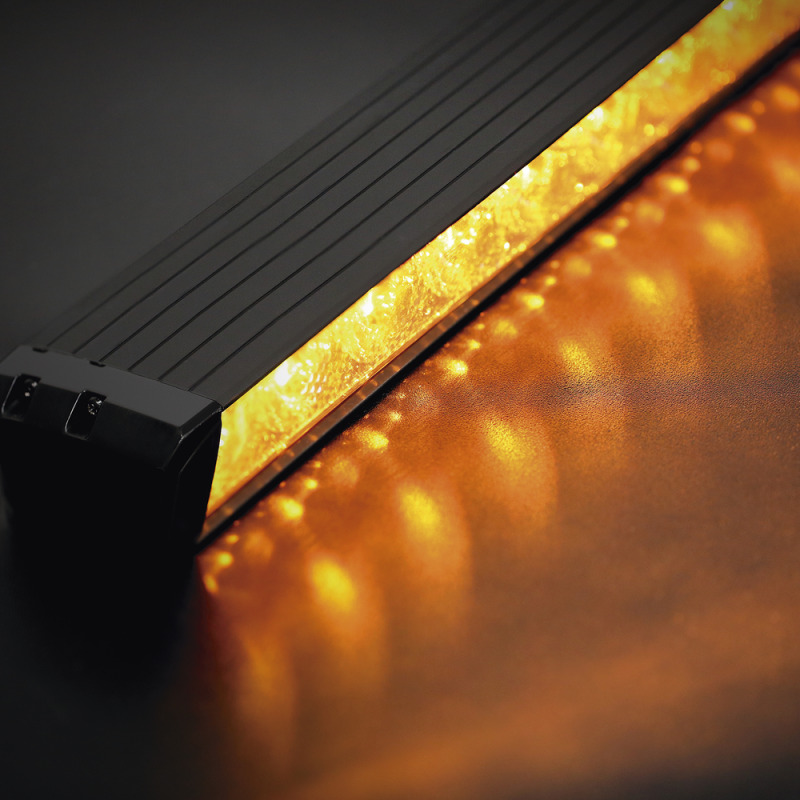 Barra de luces de 8 Módulos 32 LED 47 pulgadas Ámbar SAE Clase 1 Con Controlador de 8 interruptores image 6