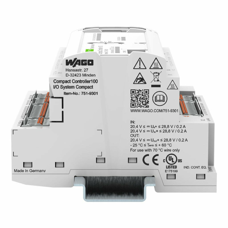 Controlador compacto 100 8DI 4DO 2AI 2NI1K/PT1K 1RS485 2 x ETHERNET SD image 3