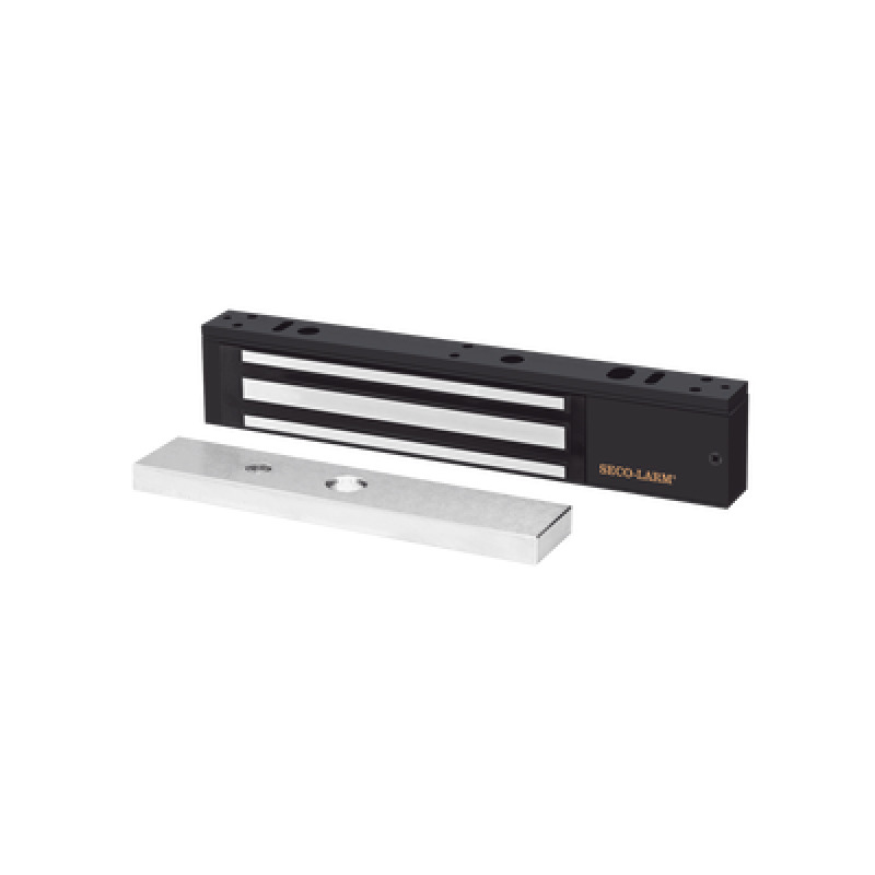 CERRADURA ELECTROMAGNETICA DE 600LB EN COLOR  NEGRO CON SENSOR DE ADHERENCIA Y LED DE STATUS image 3