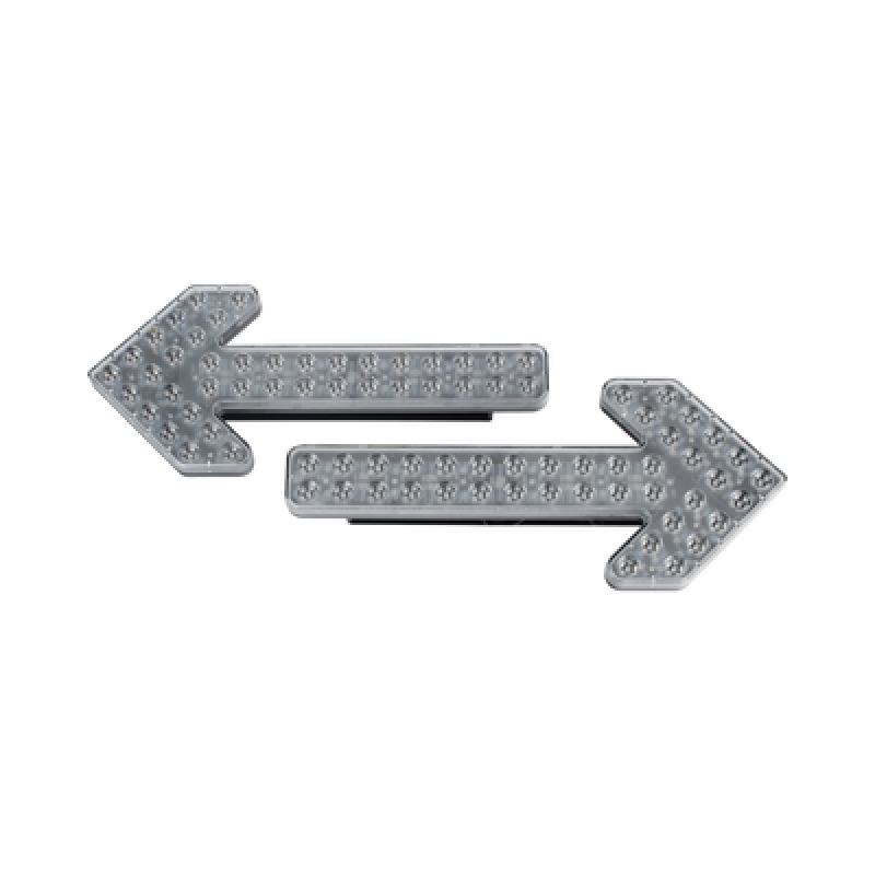 Flechas directoras de tráfico LED de 24 Pulgadas en color ámbar con 240 LED