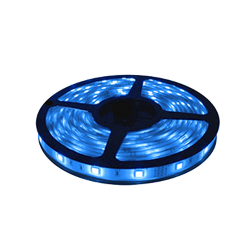 Tira Led de 5 m / Color Azul /Uso Interior / Potencia 15 W / 420 lm/ 12 V CD / IP 20