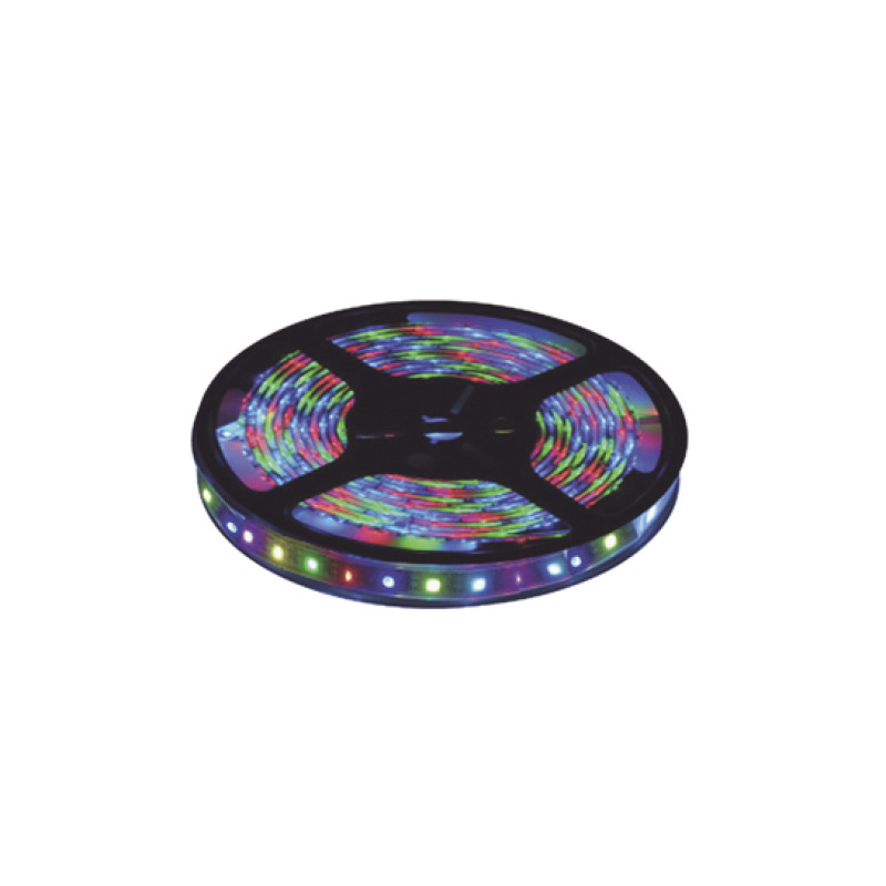 Tira Led Multicolor de 5 m / Uso Exterior / Potencia 22 W / 900 lm/ 12 V CD / Necesario transformador  No incluido