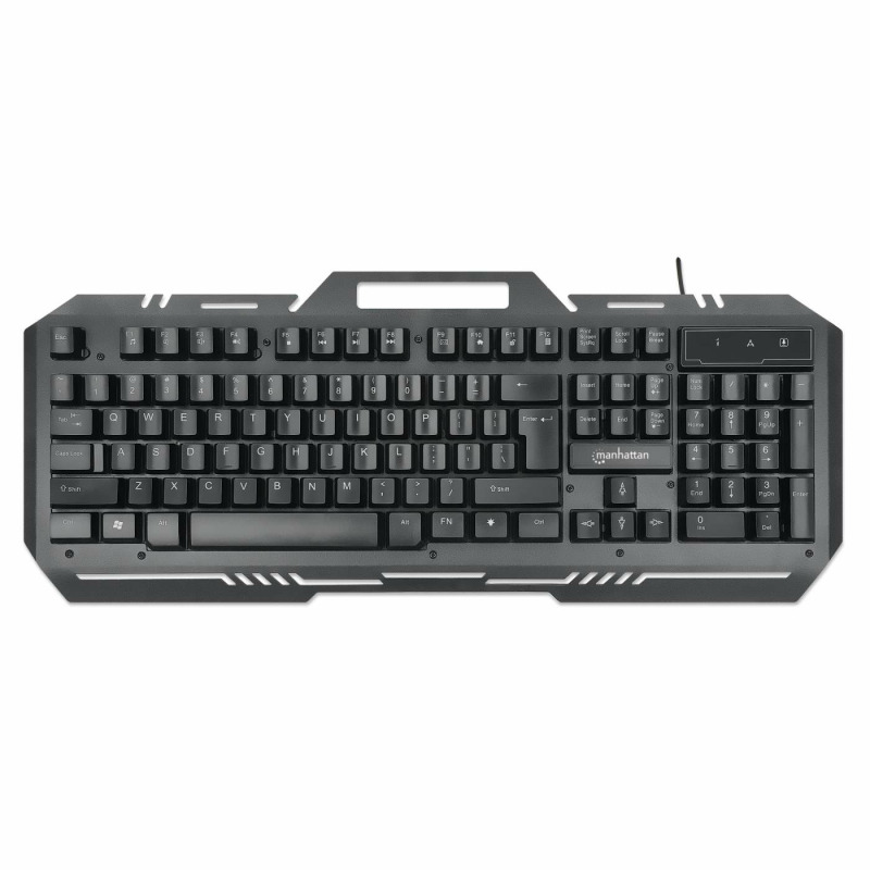 TECLADO GAMING LED , MANHATTAN , 180610 ,CON PÁNEL METÁLICO PARA CELULAR image 10