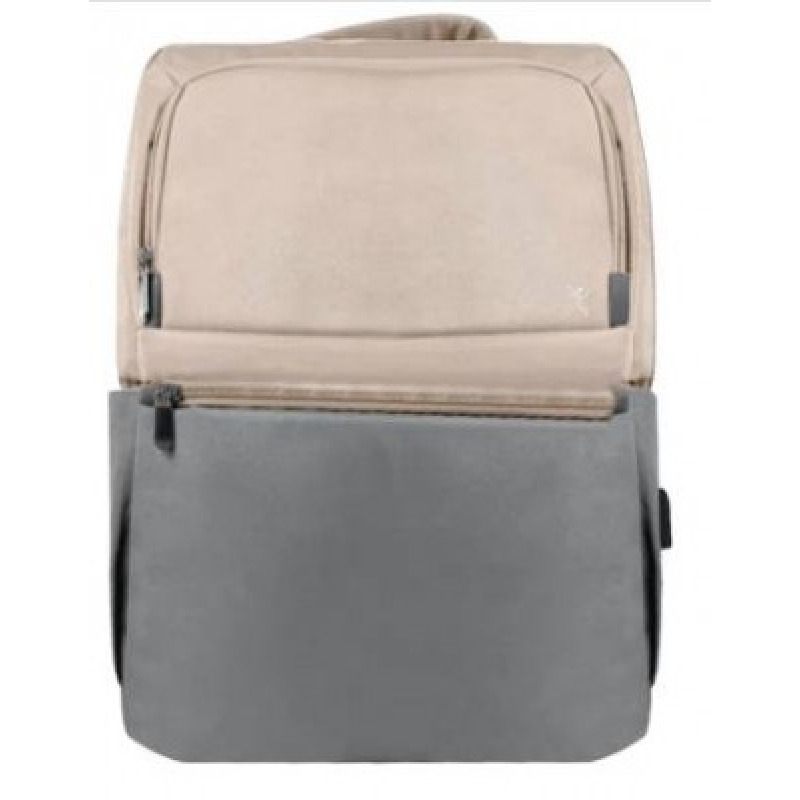 MOCHILA PERFECT CHOICE PARA LAPTOP 15.6 PULGADAS MATERIAL RESISTENTE SUNSET - TAUPE