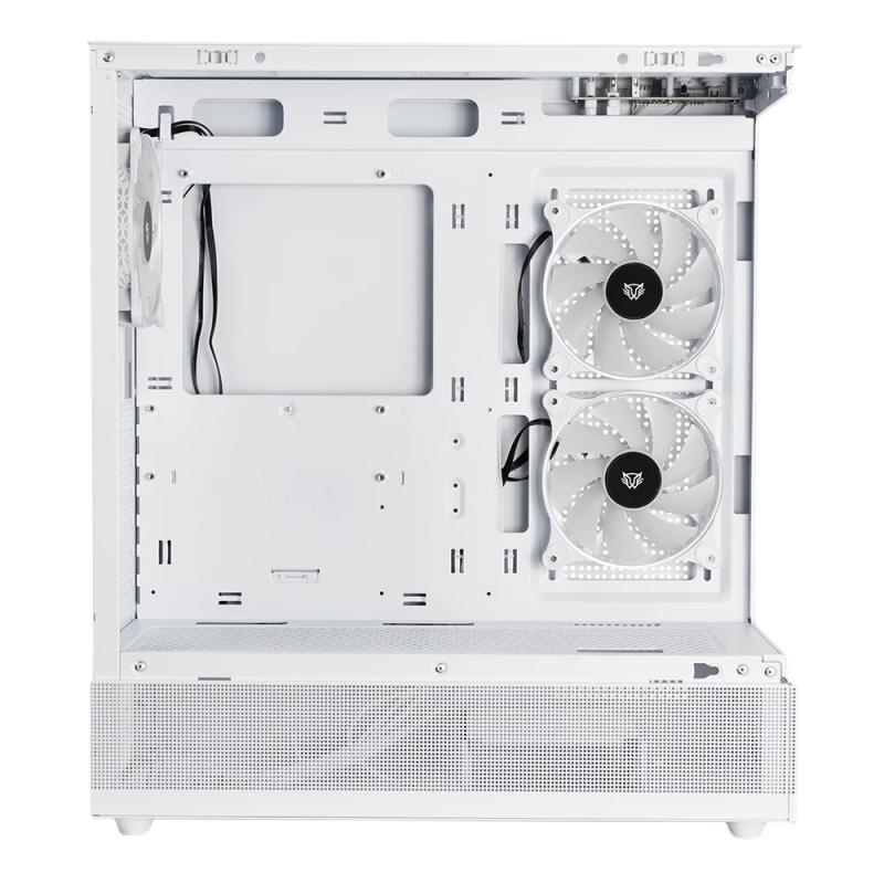 GABINETE GAMER BALAM RUSH TANK SUPER 9200TB / MEDIA TORRE / ATX - MICRO ATX - ITX / PANELES REMOVIBLES CRISTAL TEMPLADO / 3X VENTILADORES ARGB / SOPORTE DE ENFRIAMIENTO / BLANCO / BR-938730 image 8