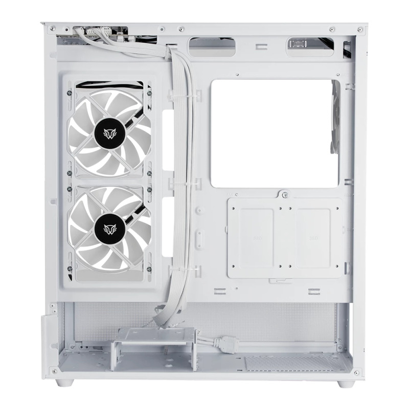 GABINETE GAMER BALAM RUSH TANK SUPER 9200TB / MEDIA TORRE / ATX - MICRO ATX - ITX / PANELES REMOVIBLES CRISTAL TEMPLADO / 3X VENTILADORES ARGB / SOPORTE DE ENFRIAMIENTO / BLANCO / BR-938730 image 9