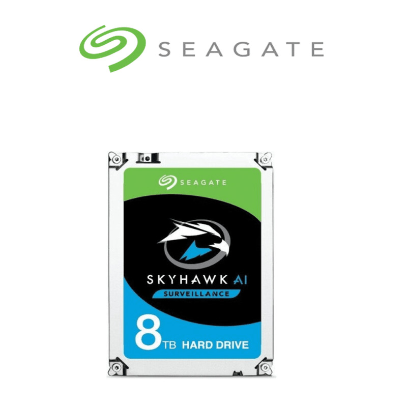 SEAGATE ST8000VE001- Disco Duro de 8TB SkyHawk AI/ Especial para Videovigilancia/ Compatibles con DVRs y NVRs con IA/ Hasta 32 Canales con IA/ Hasta 64 Cámaras/ 235MB/s/ Hasta 16 Bahías/  image 4