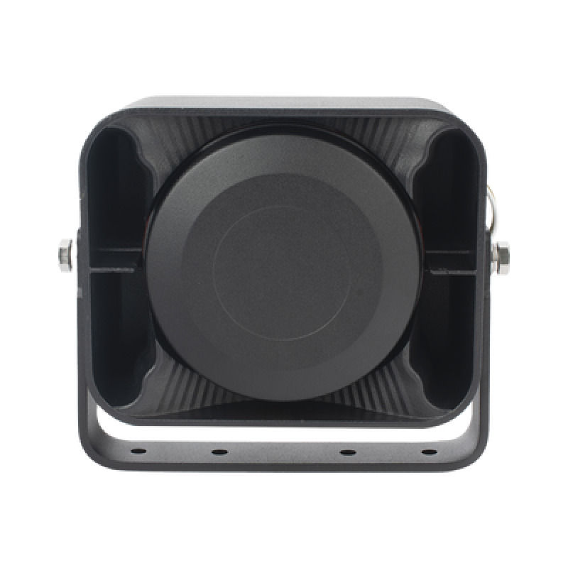 Bocina Compacta de Uso Rudo 100 Watts de Potencia Ideal para Vehículos de Encubierto 8 Ohms de Impedancia