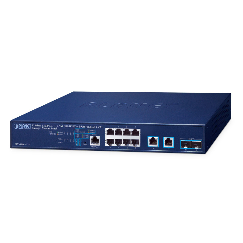 Switch Administrable Capa 3 8 Puertos de 25G BASET 2 Puertos de 10 G BASET 2 Puertos SFP de 10 G 