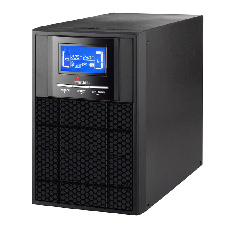 Smartbitt SBOL3KT-1 sistema de alimentación ininterrumpida (UPS) Doble conversión (en línea) 3 kVA 2700 W 4 salidas AC image 3