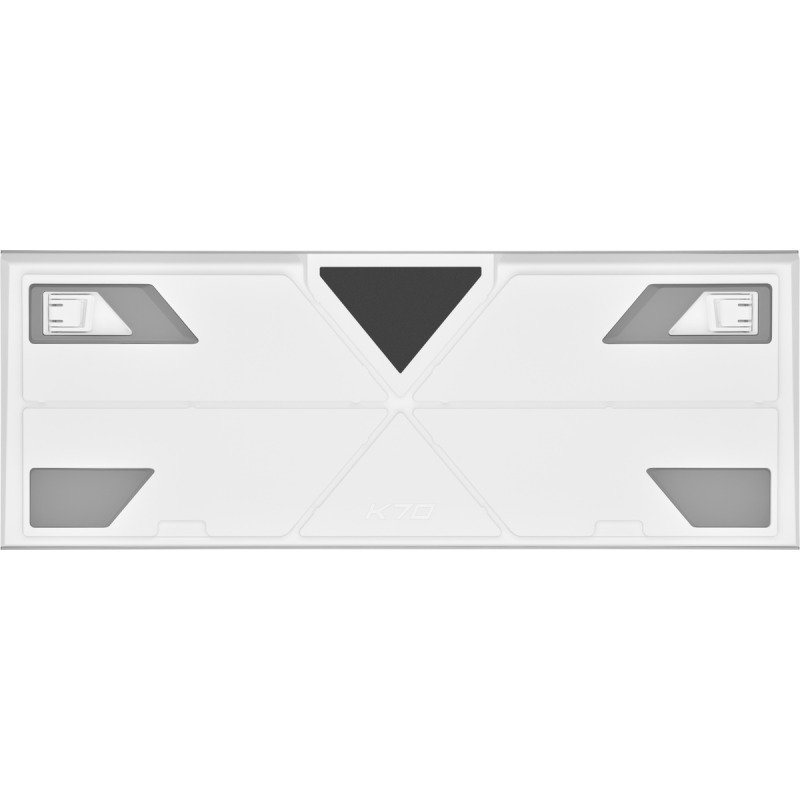 TECLADO CORSAIR K70 RGB PRO/ ÓPTICO-MECÁNICO/ LED RGB RETROILUMINADO /CORSAIR OPX/BLANCO/ TECLAS PBT BLANCAS/ (CH-910951A-NA) image 5