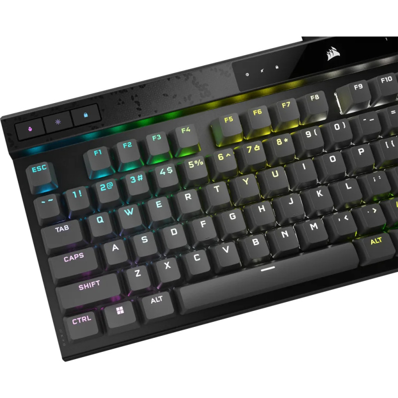TECLADO CORSAIR K70 MAX RGB/MAGNÉTICO-MECÁNICO/ LED RGB RETROILUMINADO/ CORSAIR MGX /GRIS/TECLAS PBT NEGRAS/ (CH-910961G-NA) image 7
