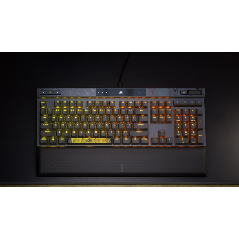 TECLADO CORSAIR K70 MAX RGB/MAGNÉTICO-MECÁNICO/ LED RGB RETROILUMINADO/ CORSAIR MGX /GRIS/TECLAS PBT NEGRAS/ (CH-910961G-NA) image 10