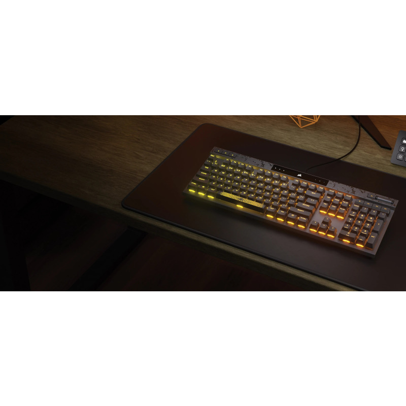 TECLADO CORSAIR K70 MAX RGB/MAGNÉTICO-MECÁNICO/ LED RGB RETROILUMINADO/ CORSAIR MGX /GRIS/TECLAS PBT NEGRAS/ (CH-910961G-NA) image 11
