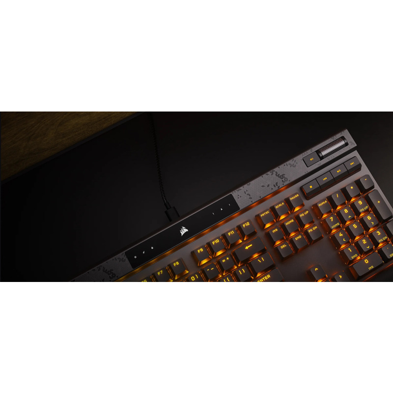 TECLADO CORSAIR K70 MAX RGB/MAGNÉTICO-MECÁNICO/ LED RGB RETROILUMINADO/ CORSAIR MGX /GRIS/TECLAS PBT NEGRAS/ (CH-910961G-NA) image 13