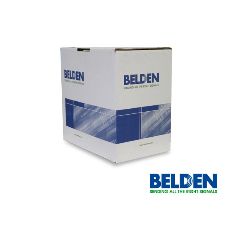 BOBINA BELDEN CABLE UTP CAT5E USO INTERIOR AMARILLO 1752A 004U1000 /305 MTS/ 24AWG 100% COBRE IDEAL PARA  ELEVADORES CCTV O REDES. image 2