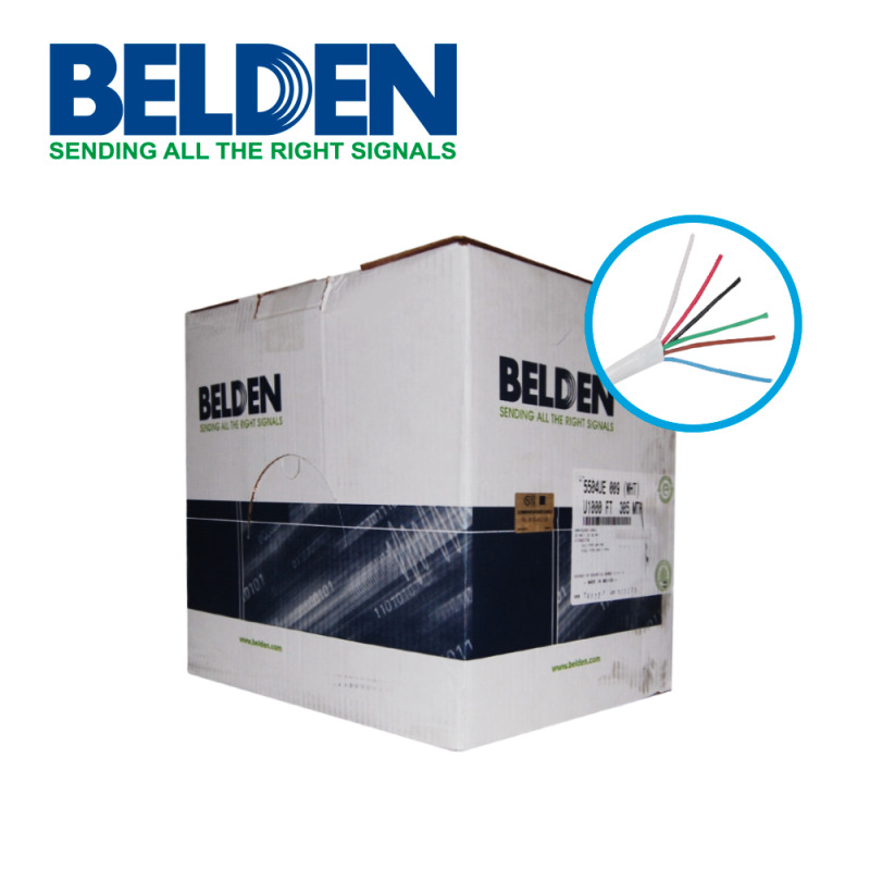 Belden 5504UE 009U1000 cable de audio Blanco image 2