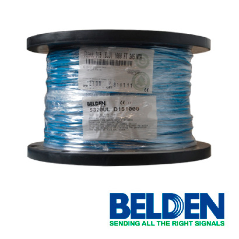 Belden 5320UL D151000 cable de audio 305 m Azul image 2