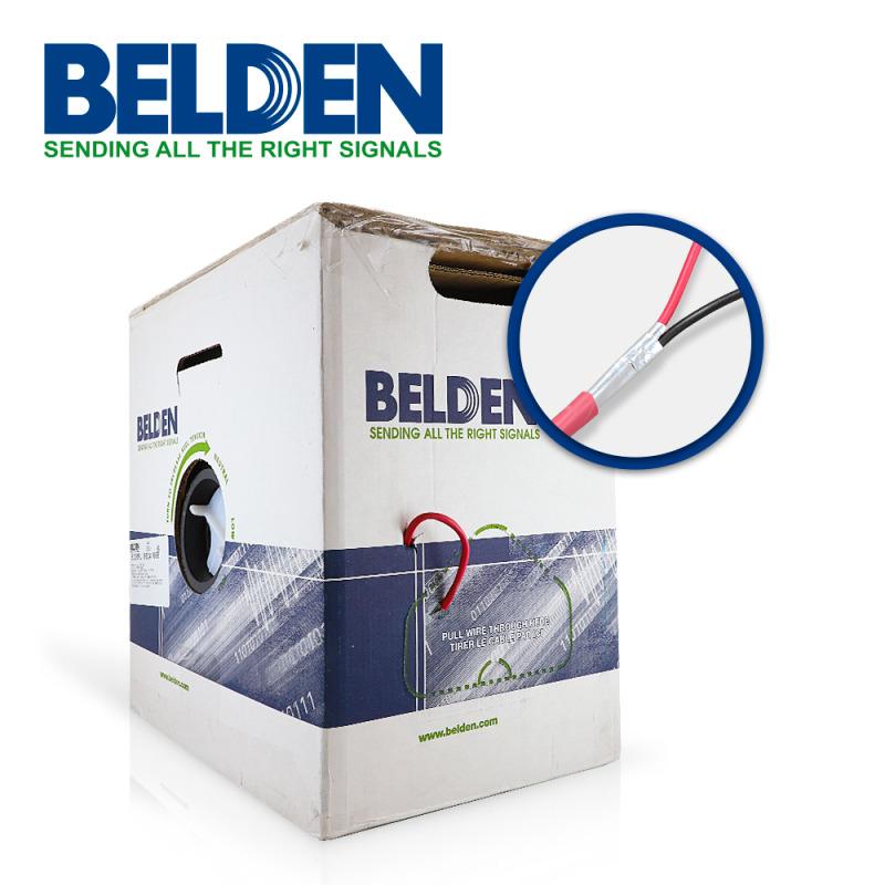 Belden 5220FL 002A1000 cable de señal 305 m Rojo image 2