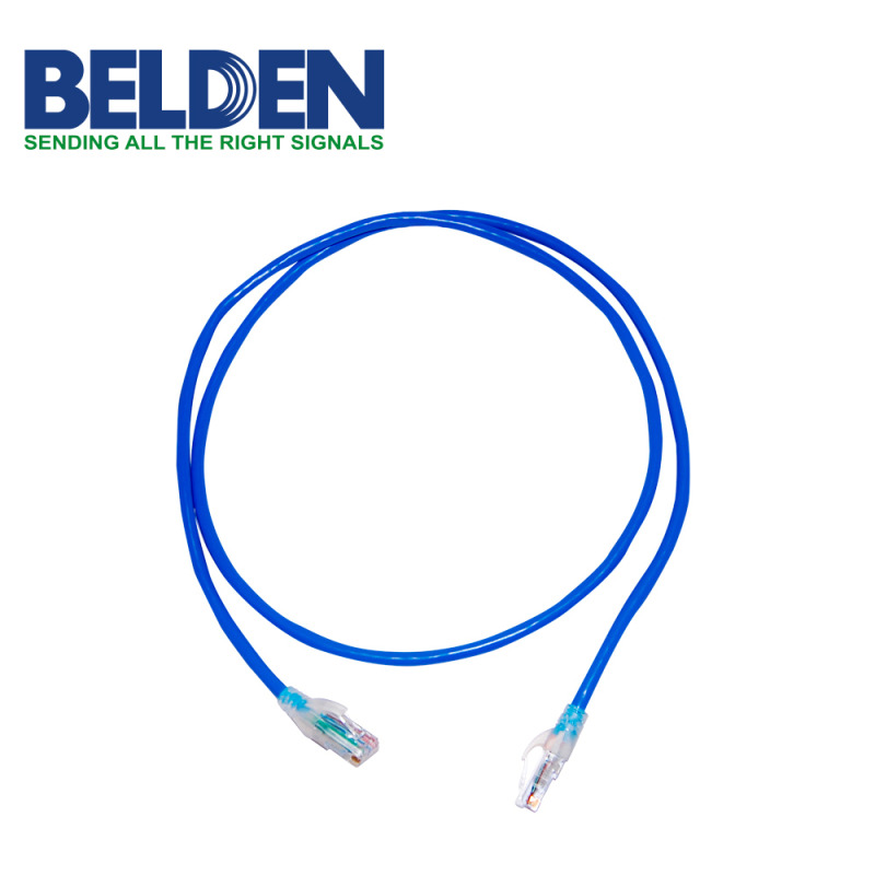 BELDEN C601106004- PATCH CORD/ CAT 6 +/ UNIVERSAL/ AZUL REY/ 4FT  image 3