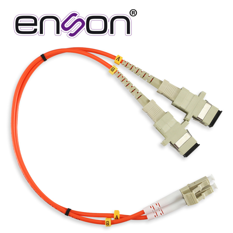 Enson CONV FIBRA SC-LC adaptador de fibra óptica LC/SC Gris, Naranja image 2