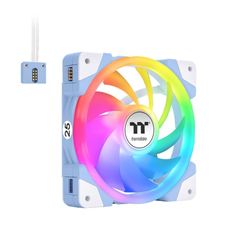 Thermaltake SWAFAN EX12 ARGB Gabinete de la computadora Enfriador de aire 12 cm Blanco 3 pieza(s) image 2