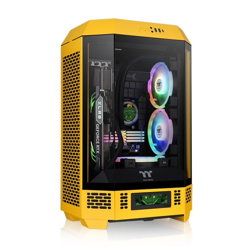 Thermaltake 300 Bumblebee Micro Tower Amarillo image 2