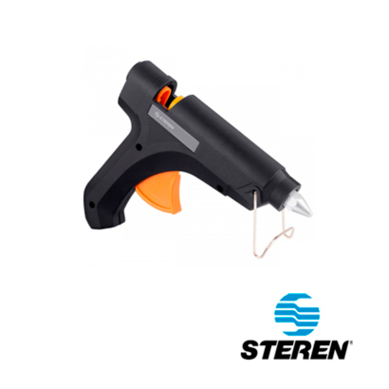 Steren HER-245 pistola de pegamento caliente y bolígrafo Negro
