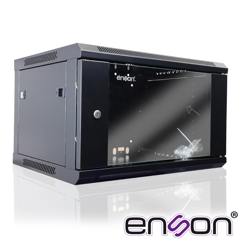 Enson ENS-RKGB6U armario rack 6U Rack o bastidor independiente Negro image 3