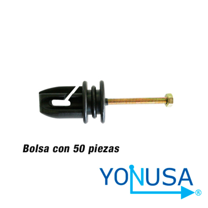 Yonusa AIS03 pieza y accesorio para cerca eléctrica Aislante Negro Policarbonato (PC) 50 pieza(s) image 2