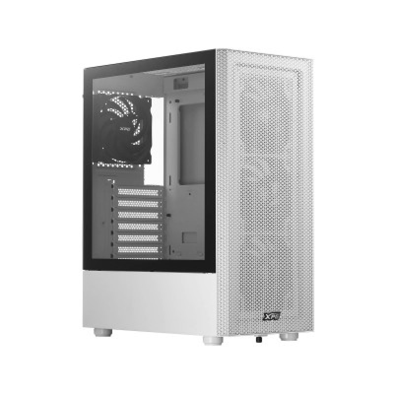 GABINETE XPG VALOR MESH MEDIA TORRE ATX 4 FAN CRISTAL TEMPLADO BLANCO (VALORMESHMT-WHCWW) image 2