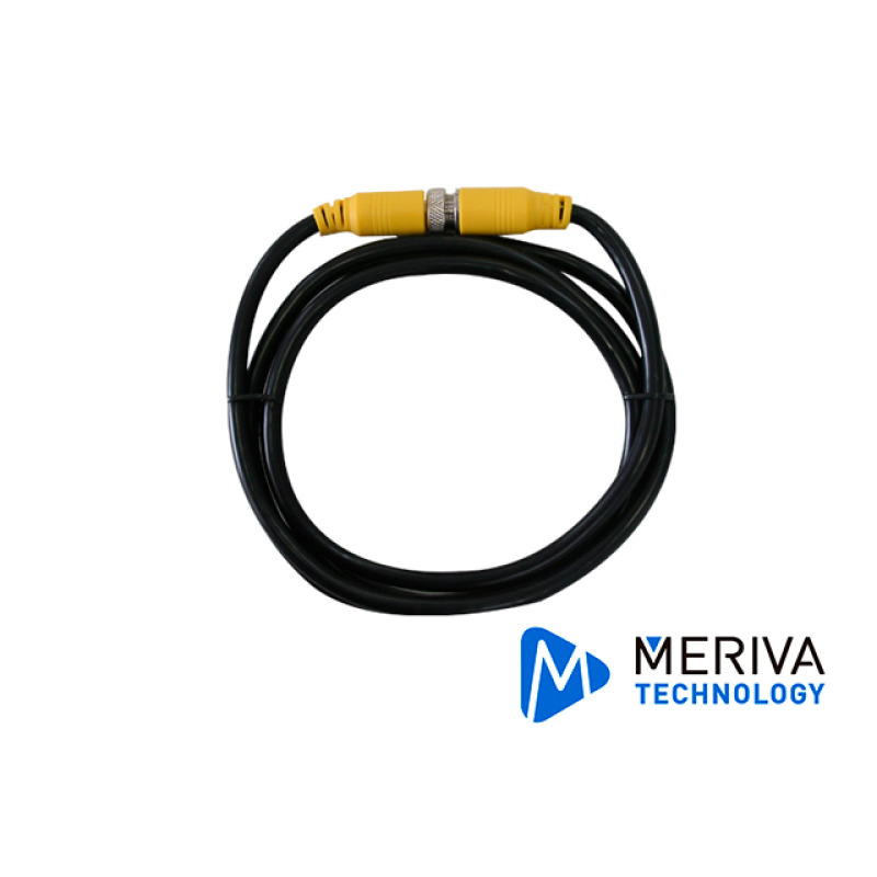 CABLE DIN DE AVIACION 4 PINES MERIVA TECHNOLOGY MCBL10 1.5M DE LARGO / COMPATIBLE PARA CÁMARAS HD SOLUCION MOVIL / USO EN INTERIORES / CONECTOR HEMBRA - MACHO / NEGRO