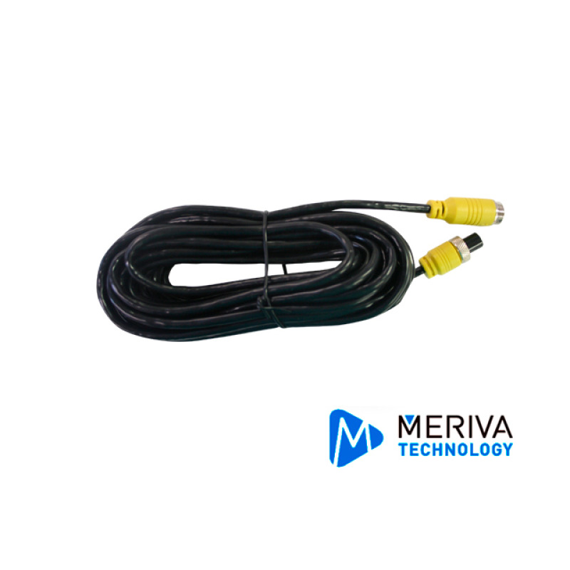 CABLE IP DIN DE AVIACION 6 PINES PARA DVRS MOVILES MERIVA TECHNOLOGY MCBIP50 5MTS