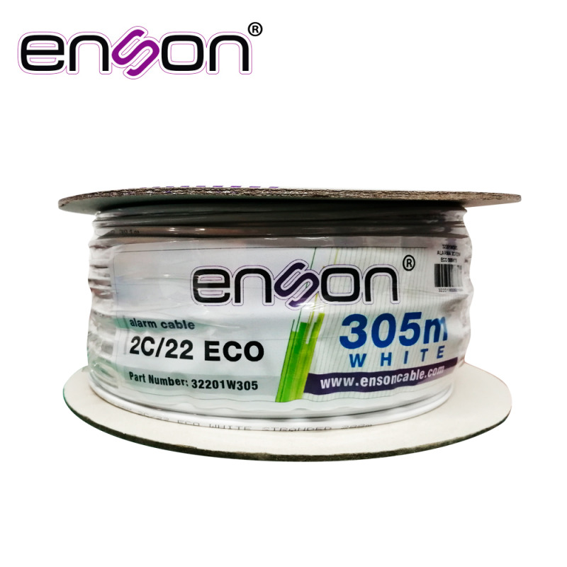 Enson 32201W305 cable de señal 305 m Blanco image 2