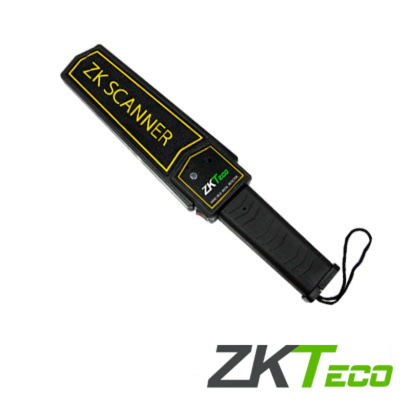 ZKTECO D100S - Detector de Metales Portátil / Batería de Litio 9 VCD / Alarma configurable Audio, Luz, Vibración / Intensidad de 75 dB image 3