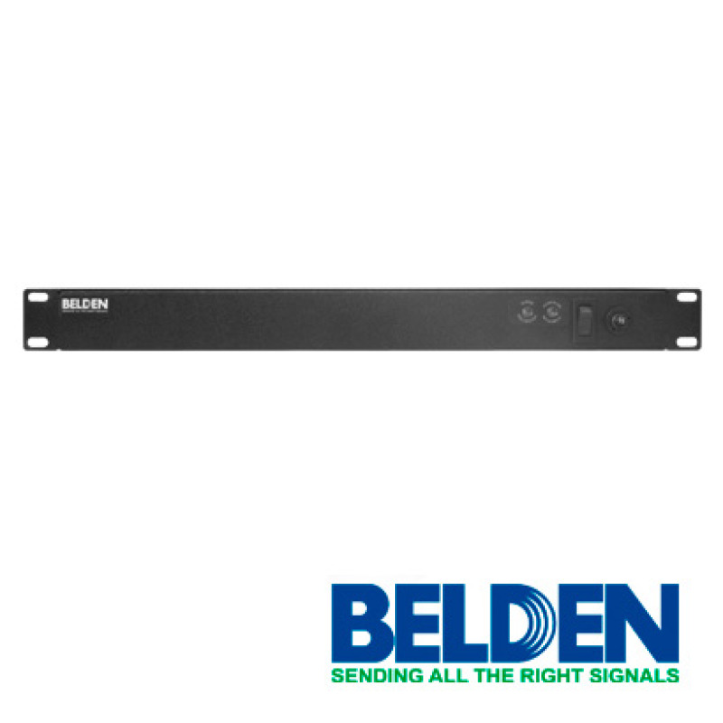 Belden 9BF1-061002 unidad de distribución de energía (PDUs) 6 salidas AC 1U Negro image 2