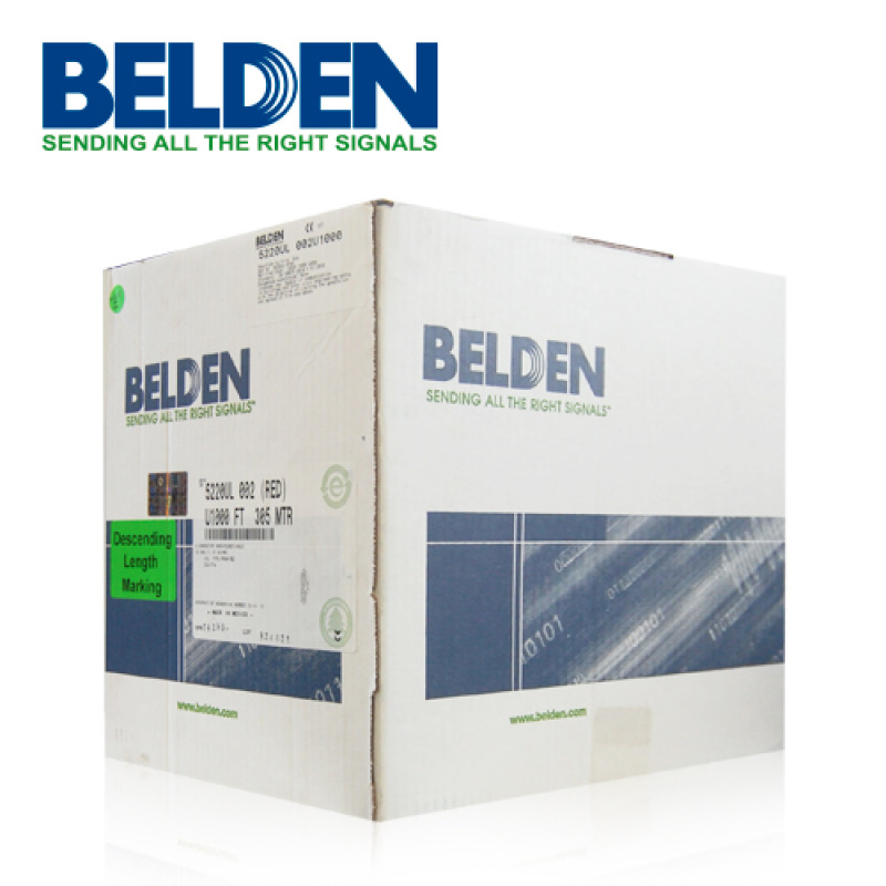 Belden 5220UL 002U1000 cable de señal 304 m Rojo image 2