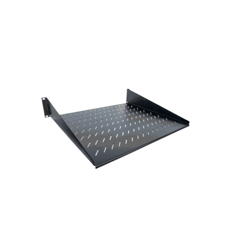 INTELLINET 712514 Charola fija, 2U, 19" 2U, 2 puntos frontales de montaje, 40.0 cm de profundidad, Ventilada, Negro (Sobre Pedido) image 6