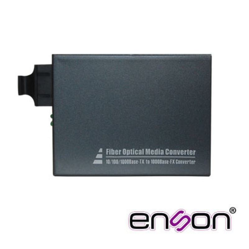 Enson ENS-MC100SC convertidor de red 1000 Mbit/s Multimodo, Modo único Negro image 2
