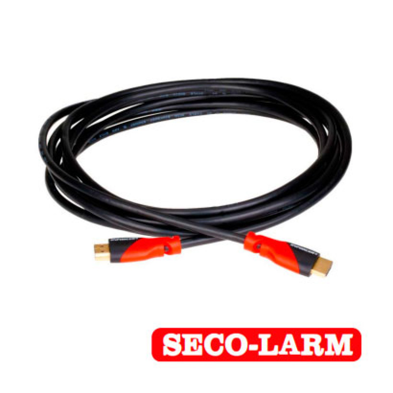 SECO-LARM MC-1130-50FQ cable HDMI 15 m HDMI Tipo A (Estándar) Negro, Rojo image 2