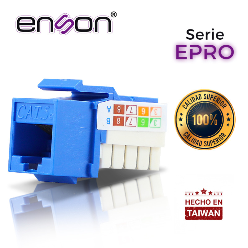 Enson EPRO-JACK5E-BL módulo de conectores de red