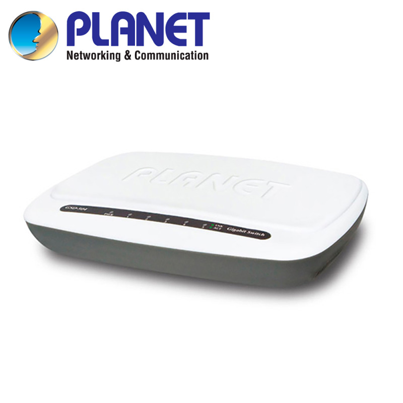 PLANET GSD-804 dispositivo de redes Gigabit Ethernet (10/100/1000) Gris, Blanco image 2