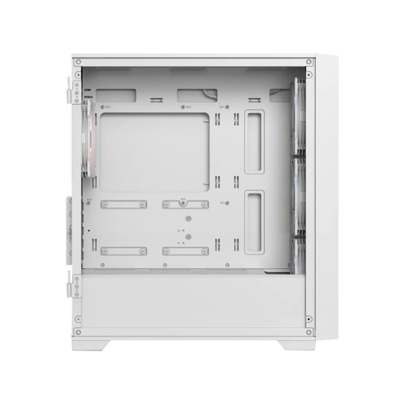 GABINETE GAMER BALAM RUSH / MEDIA TORRE / CARBONO TWIN MATE 6000 / MICRO-ATX, MINI-ATX / 4 VENTILADORES ARGB / PANEL IZQ CRISTAL BISAGRAS + FRENTE INTERCAMBIABLE CRISTAL - MESH / BLANCO / BR-938822 image 6